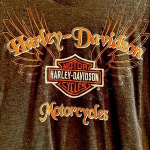 Women’s Harley Davidson, long sleeve T-shirt.